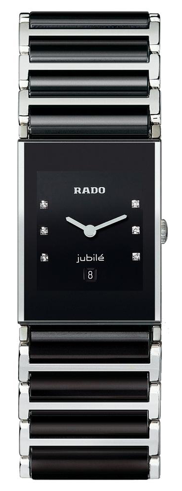 Rado Integral Watches Black Battery Operated Quartz R20785752 Watch