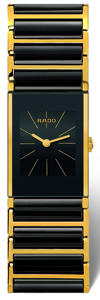 Rado Integral Watches Ladies Black Battery Operated Quartz R20789162 Watch