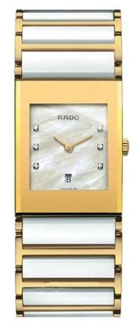 Rado Integral Watches  Pearl White Battery Operated Quartz R20791901 Watch