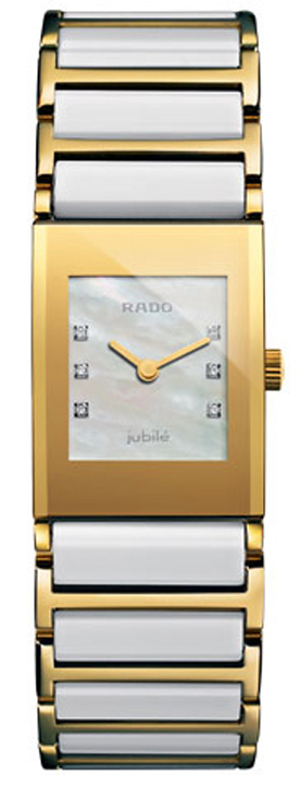 Rado Integral Watches Ladies Pearl White Battery Operated Quartz R20792901 Watch