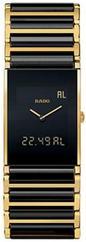 Rado Integral Watches Black Digital Battery Operated Quartz R20799152 Watch