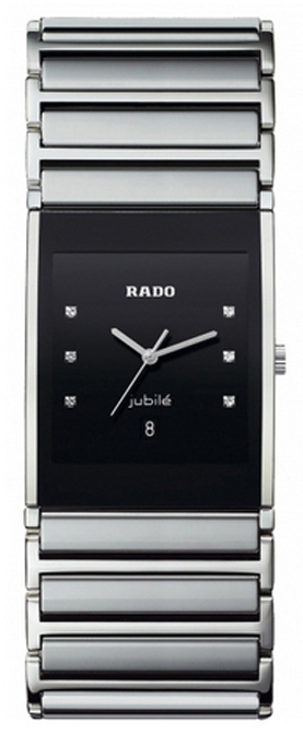 Rado Integral Watches Mens Black Battery Operated Quartz R20861759 Watch