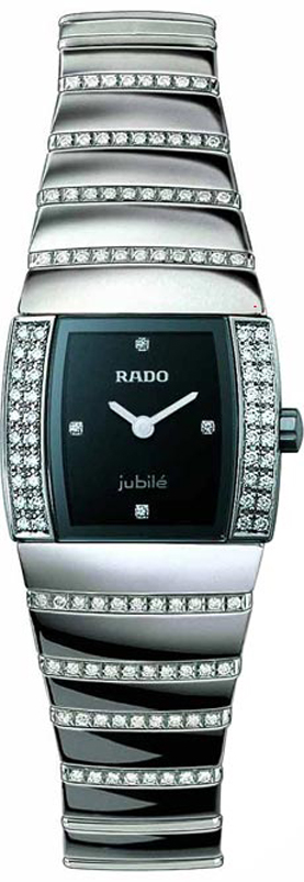 Rado Sintra Jubile Watches Ladies Black Battery Operated Quartz R13578719 Watch