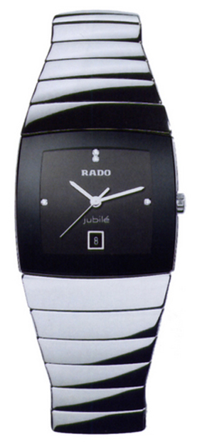 Rado Sintra Jubile Watches UNISEX Black Dial Set with Diamonds  Battery Operated Quartz R13779702 Watch