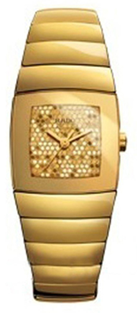 Rado Sintra Jubile Watches Ladies Mosaic Gold Battery Operated Quartz R13874702 Watch