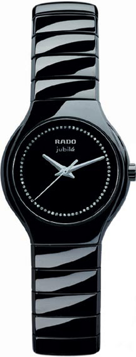 Rado True Watches Ladies Black Battery Operated Quartz R27655732 Watch
