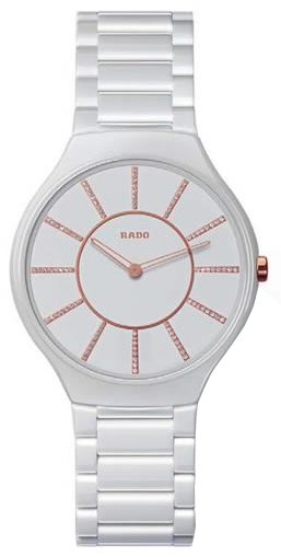 Rado True Watches Ladies White Battery Operated Quartz R27958702 Watch