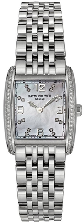 Raymond Weil Don Giovanni Watches Ladies Pearl White Battery Operated Quartz 5976-STS-05927 Watch