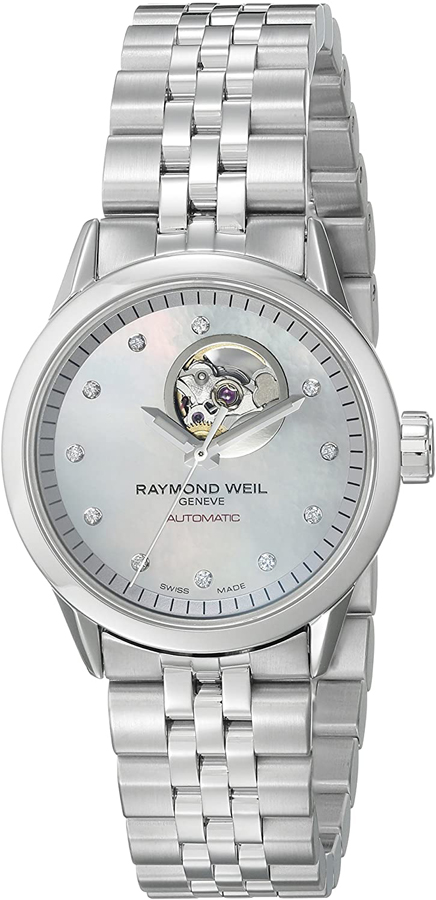 Raymond Weil Freelancer Watches Ladies Pearl White Self winding Automatic 2410-ST-97081 Watch