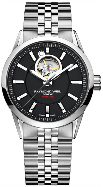 Raymond Weil Freelancer Watches Mens Black Self winding Automatic 2710-ST-20001 Watch