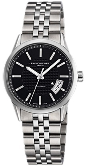 Raymond Weil Freelancer Watches Mens Black Self winding Automatic 2770-ST-20001 Watch