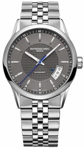 Raymond Weil Freelancer Watches Mens Grey Self winding Automatic 2770-ST-60021 Watch