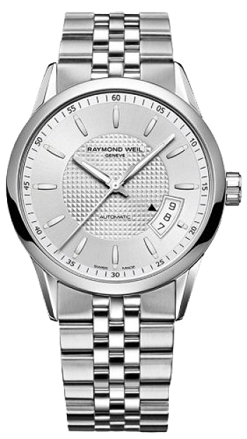 Raymond Weil Freelancer Watches Mens Silver Self winding Automatic 2770-ST-65001 Watch