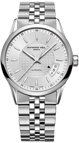 Raymond Weil Freelancer Watches Mens Silver Self winding Automatic 2770-ST-65021 Watch