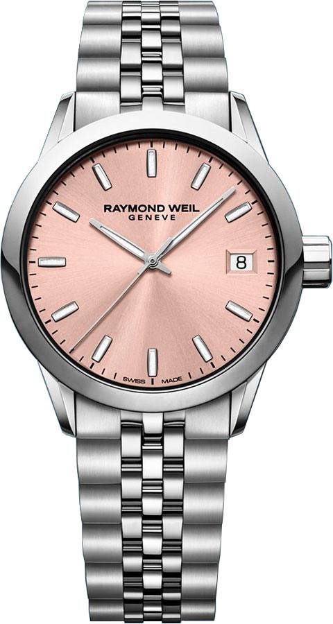 Raymond Weil Freelancer Watches Ladies Pink Battery Operated Quartz 5634-ST-80021 Watch