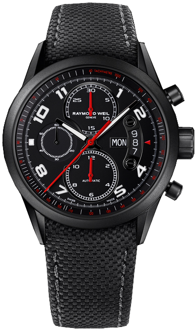 Raymond Weil Freelancer Watches Mens Black Self winding Automatic 7730-BK-05207 Watch