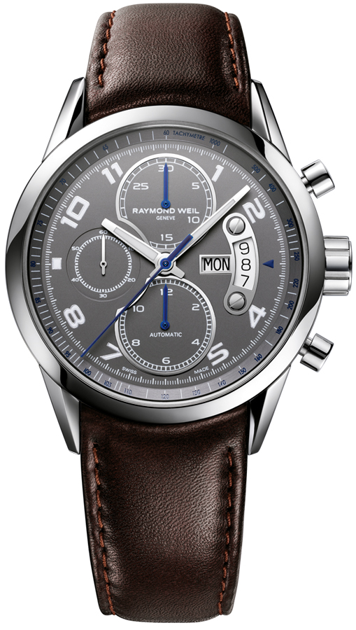 Raymond Weil Freelancer Watches Mens Grey Self winding Automatic 7730-STC-05600 Watch