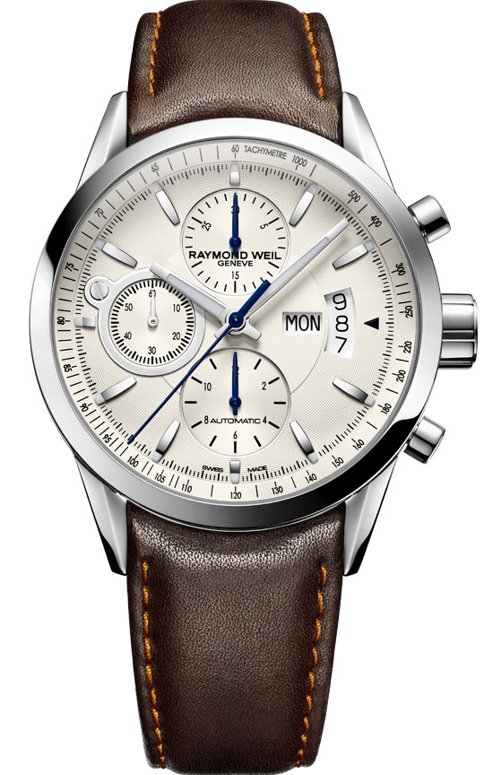 Raymond Weil Freelancer Watches Mens Silver Self winding Automatic 7730-STC-65021 Watch