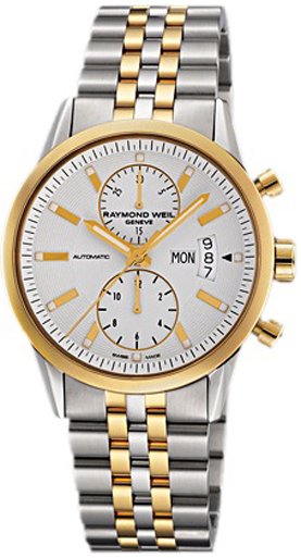 Raymond Weil Freelancer Watches Mens Silver Self winding Automatic 7735-STP-30001 Watch