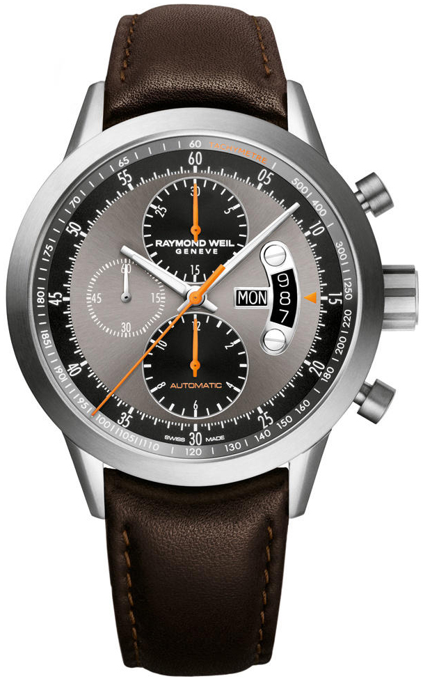 Raymond Weil Freelancer Watches Mens Grey Self winding Automatic 7745-TIC-05609 Watch
