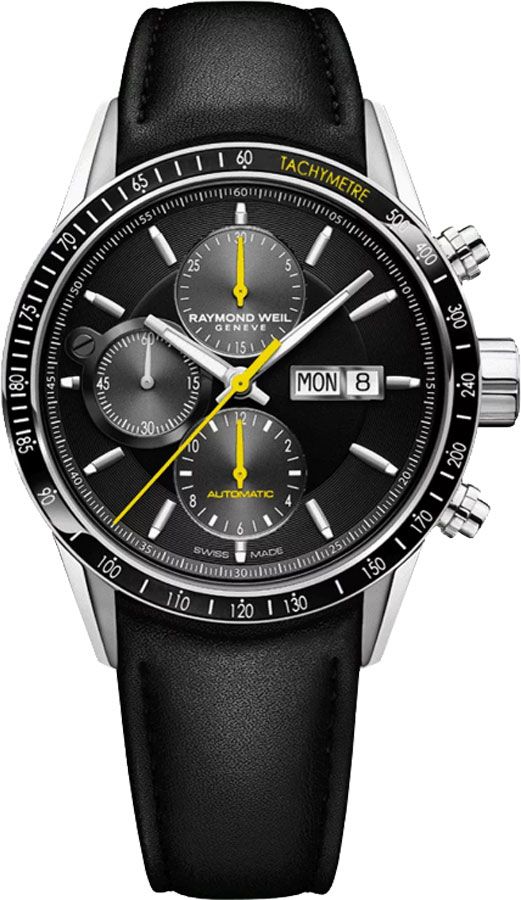 Raymond Weil Freelancer Watches Mens Black Self winding Automatic 7731-SC1-20121 Watch