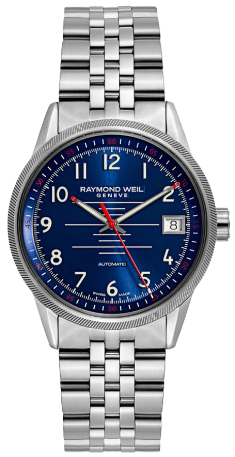 Raymond Weil Freelancer Watches Mens Blue Self winding Automatic 2754-ST-05500 Watch