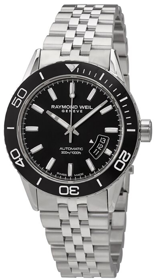 Raymond Weil Freelancer Watches Mens Black Self winding Automatic 2760-ST1-20001 Watch