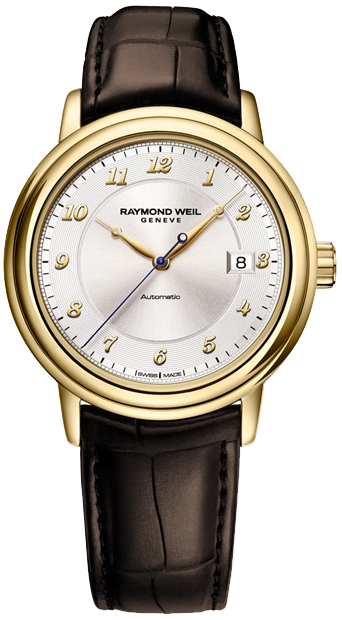 Raymond Weil Maestro Watches Mens Silver Self winding Automatic 12837-G-05658 Watch