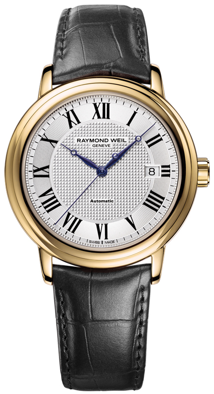 Raymond Weil Maestro Watches Mens Silver Self winding Automatic 2837-PC-00659 Watch
