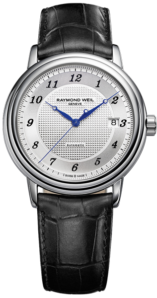Raymond Weil Maestro Watches Mens Silver Self winding Automatic 2837-STC-05659 Watch