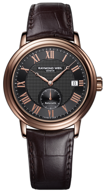 Raymond Weil Maestro Watches Mens Black Self winding Automatic 2838-PC5-00209 Watch