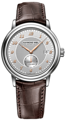 Raymond Weil Maestro Watches Mens Silver Self winding Automatic 2838-SL5-05658 Watch