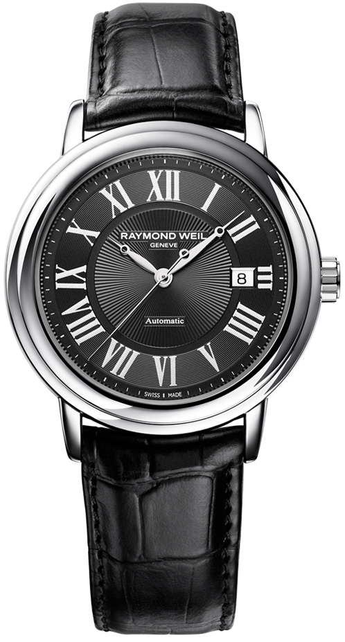 Raymond Weil Maestro Watches Mens Black Self winding Automatic 2847-STC-00209 Watch