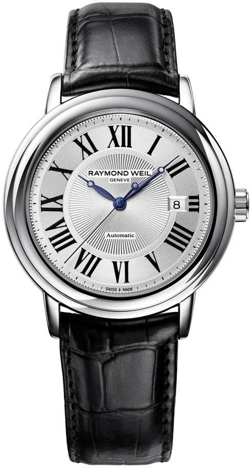 Raymond Weil Maestro Watches Mens Silver Self winding Automatic 2847-STC-00659 Watch