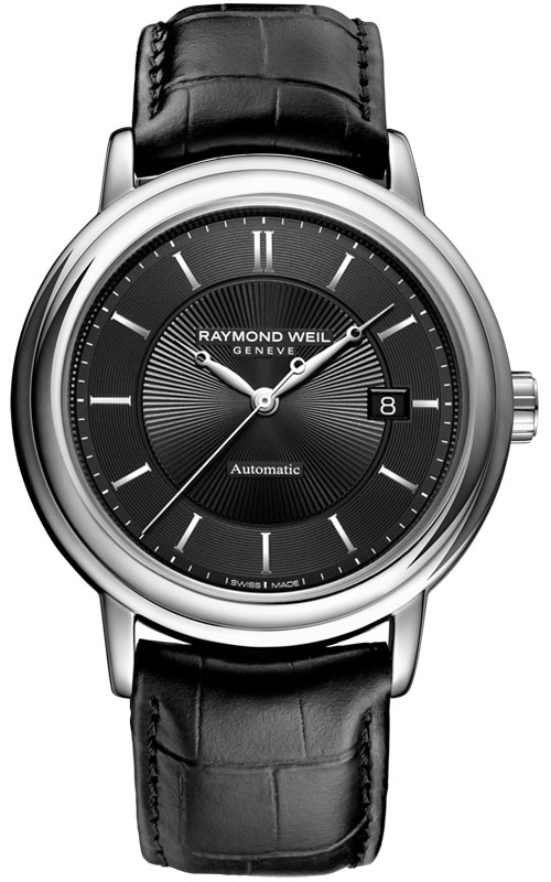 Raymond Weil Maestro Watches Mens Black Self winding Automatic 2847-STC-20001 Watch