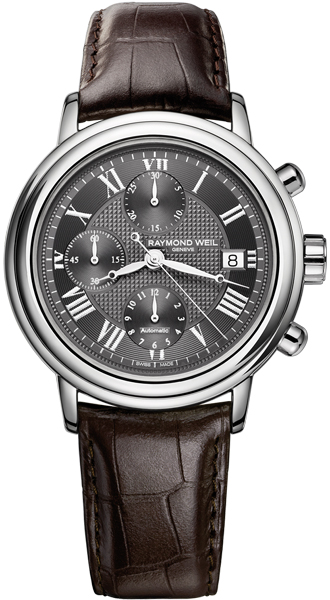 Raymond Weil Maestro Watches Mens Grey Self winding Automatic 7737-STC-00609 Watch