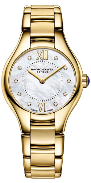 Raymond Weil Noemia Watches Ladies Pearl White Battery Operated Quartz 5124-P-00985 Watch