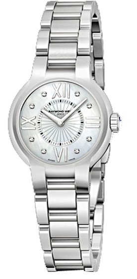 Raymond Weil Noemia Watches Ladies Pearl White Battery Operated Quartz 5927-ST-00995 Watch