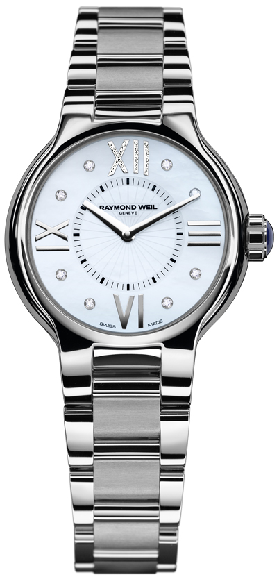 Raymond Weil Noemia Watches Ladies Pearl White Battery Operated Quartz 5932-ST-00990 Watch
