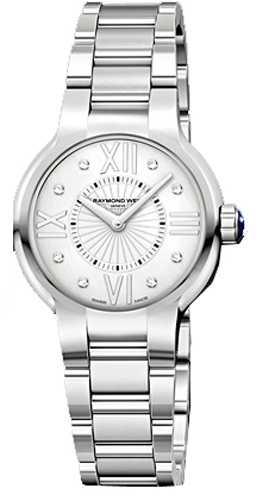 Raymond Weil Noemia Watches Ladies Pearl White Battery Operated Quartz 5932-ST-00995 Watch