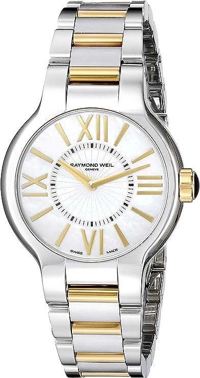 Raymond Weil Noemia Watches Ladies White Mother of Pearl Battery Operated Quartz 5932-STP-00907 Watch