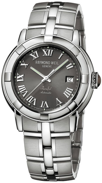 Raymond Weil Parsifal Watches Mens Grey Self winding Automatic 2841-ST-00608 Watch