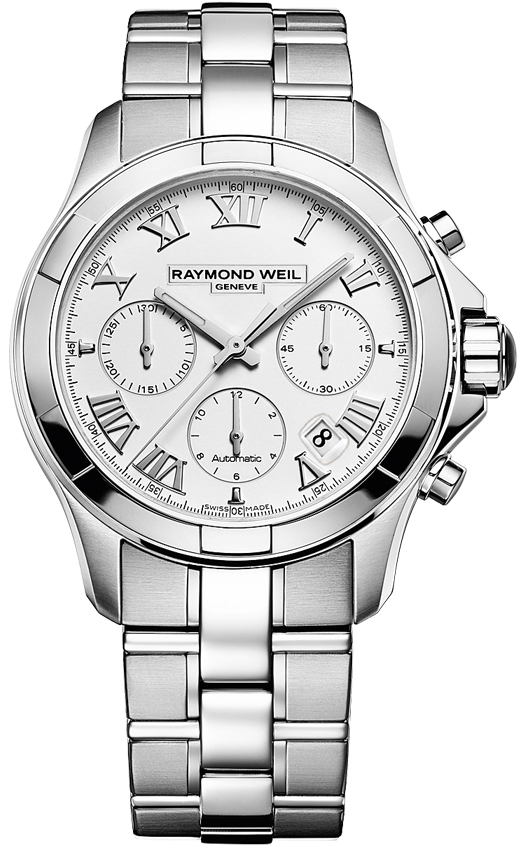 Raymond Weil Parsifal Watches Mens White Self winding Automatic 7260-ST-00308 Watch