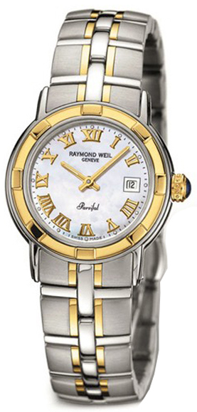 Raymond Weil Parsifal Watches Ladies Pearl White Battery Operated Quartz 9440-STG-00908 Watch