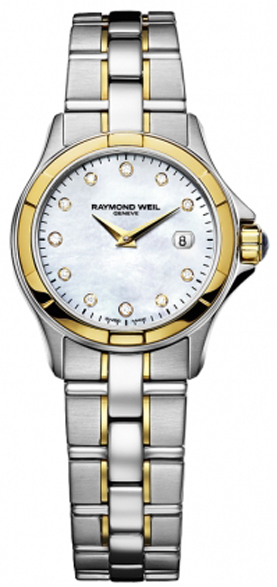 Raymond Weil Parsifal Watches Ladies Pearl White Battery Operated Quartz 9460-SG-97081 Watch