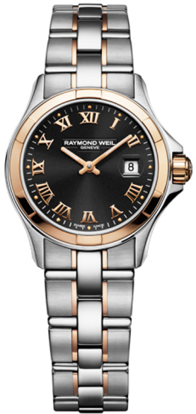 Raymond Weil Parsifal Watches Ladies Black Battery Operated Quartz 9460-SG5-00208 Watch