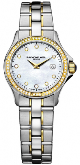 Raymond Weil Parsifal Watches Ladies Pearl White Battery Operated Quartz 9460-SGS-97081 Watch