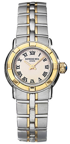 Raymond Weil Parsifal Watches Ladies Ivory Battery Operated Quartz 9640-STG-00800 Watch