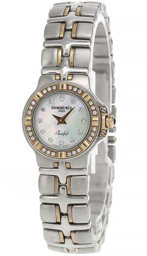 Raymond Weil Parsifal Watches Ladies White Mother of Pearl Battery Operated Quartz 9690-PDBD Watch