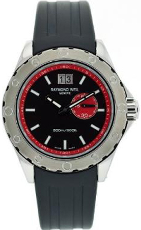 Raymond Weil RW Sport Watches Mens Black Battery Operated Quartz 8300-SR1-20041 Watch